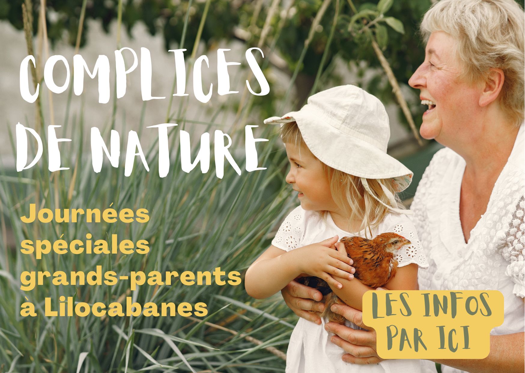 Lilocabanes - Image pop-up Complices de nature